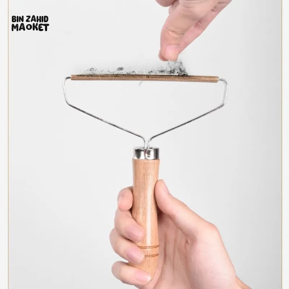 LINT REMOVER SHAVING BRUSH – PET HAIR ROLLER & ANTI-PLUSH PELLET SCRAPER FOR FABRICS