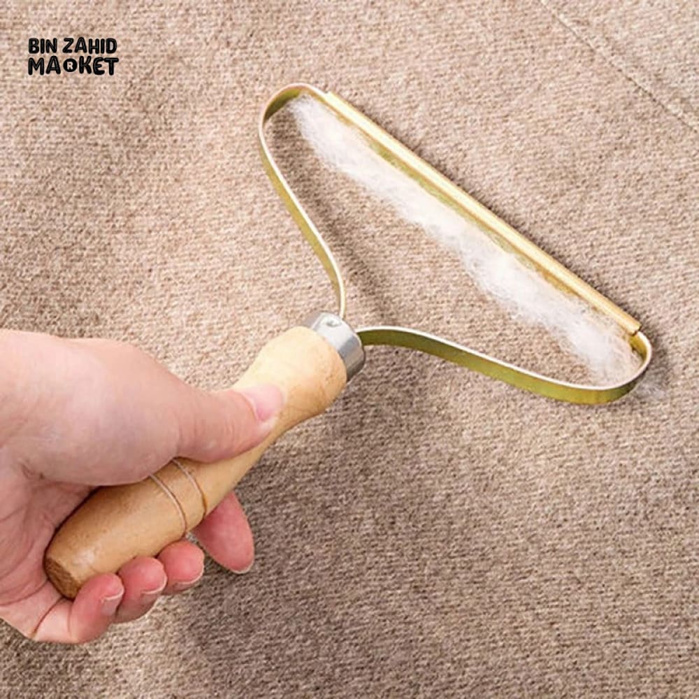 LINT REMOVER SHAVING BRUSH – PET HAIR ROLLER & ANTI-PLUSH PELLET SCRAPER FOR FABRICS
