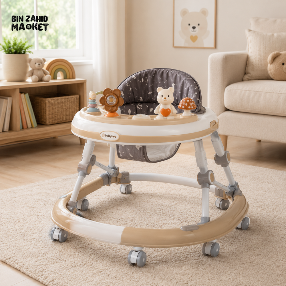 LITTLE EXPLORER BABY WALKER - BROWN