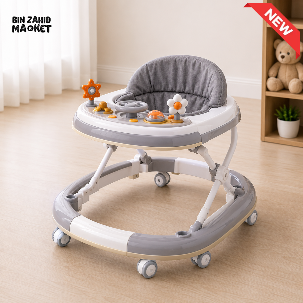 LITTLE EXPLORER BABY WALKER - GREY
