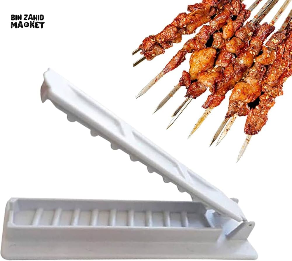 LONG SKEWER KEBAB MAKER MANUAL KABOB MOLD KEBAB PRESS GRILL SKEWER MOLD