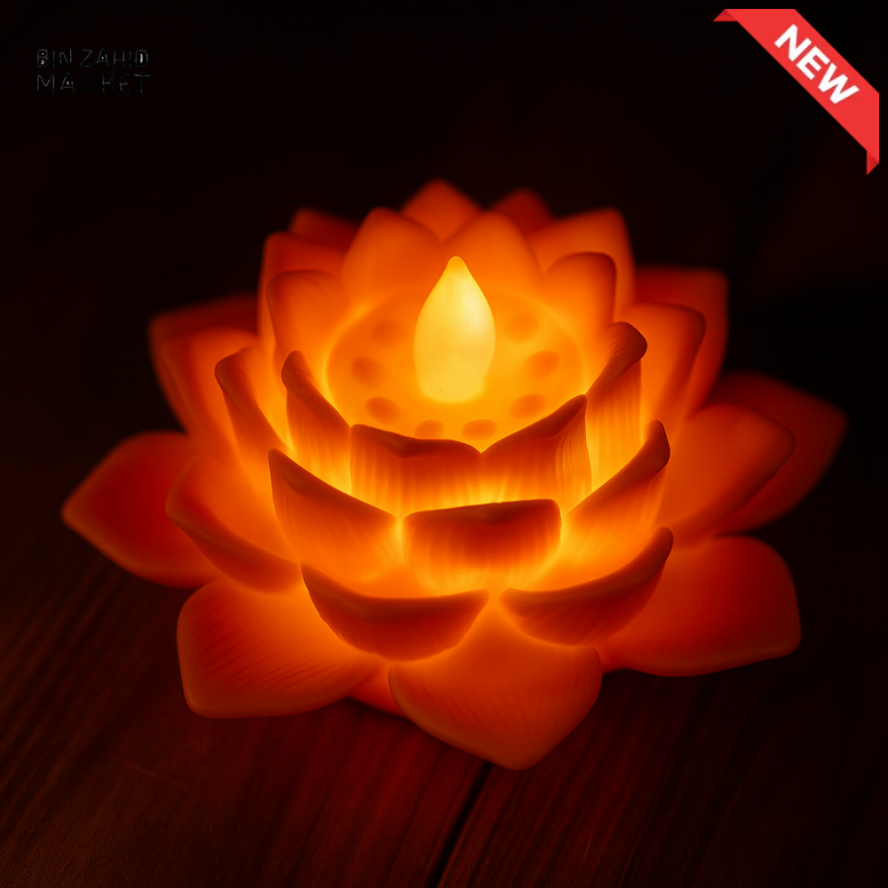 LOTUS LED SILICONE LAMP – SOFT GLOW DECOR LIGHT