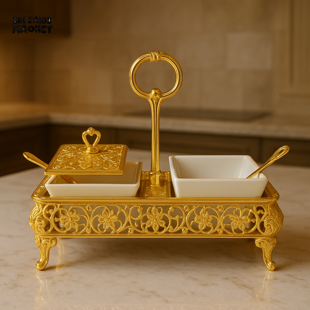 LUXOR GOLDEN COMPARTMENT TRAY