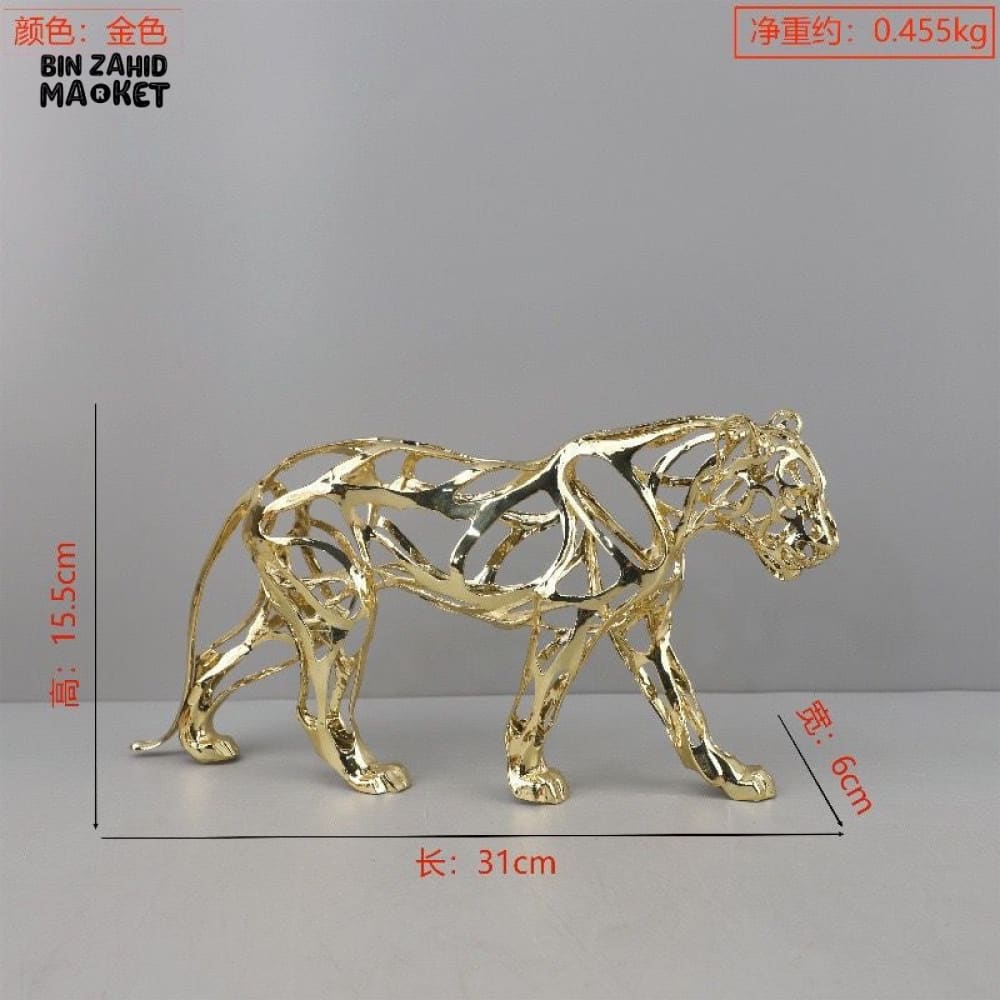 LUXOR METAL LION SCULPTURE VERSATILE DECORATIVE