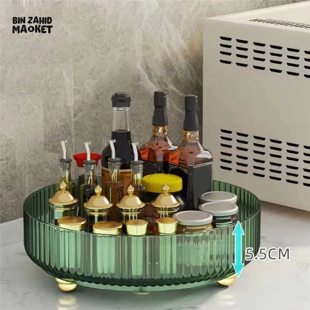 LUXOR ROTATING STORAGE TRAY - ACRYLIC