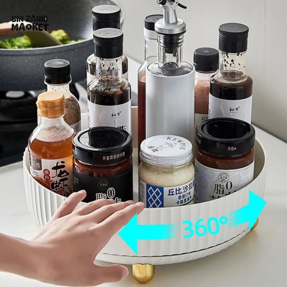 LUXOR ROTATING STORAGE TRAY - PLASTIC