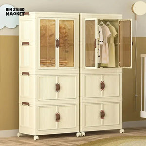 LUXORMOVE 3 LAYERS LARGE CAPACITY FOLDING STORAGE CABINETS - BZM-102587