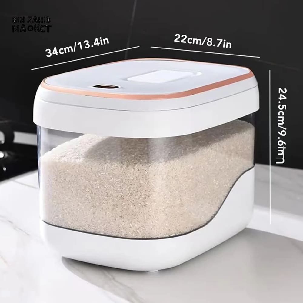 LUXORMOVE AIRTIGHT RICE STORAGE CONTAINER - 10 Kg