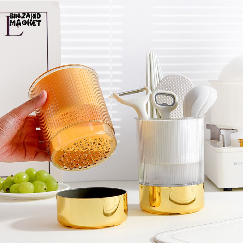 LUXORMOVE DETACHABLE CHOPSTICKS HOLDER – LUXURY MULTIFUNCTIONAL UTENSIL STORAGE WITH DRAINAGE & ANTI MOLD DESIGN