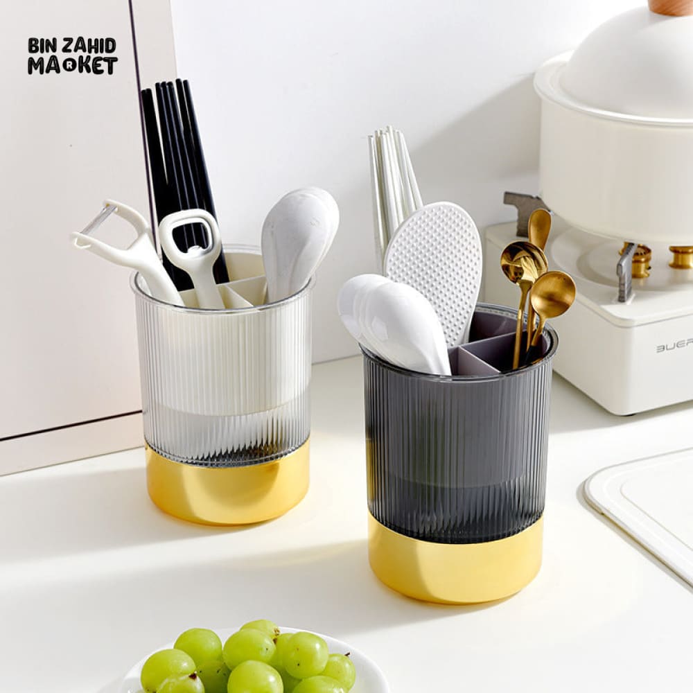 LUXORMOVE DETACHABLE CHOPSTICKS HOLDER – LUXURY MULTIFUNCTIONAL UTENSIL STORAGE WITH DRAINAGE & ANTI MOLD DESIGN