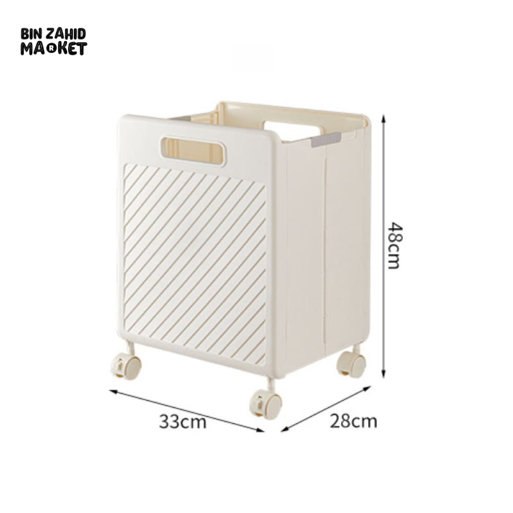 LUXORMOVE FOLDABLE STORAGE BASKET – MULTIFUNCTIONAL LAUNDRY & BATHROOM BASKET LARGE CAPACITY