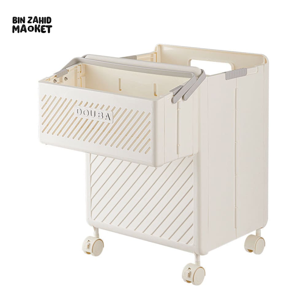 LUXORMOVE FOLDABLE STORAGE BASKET – MULTIFUNCTIONAL LAUNDRY & BATHROOM BASKET LARGE CAPACITY