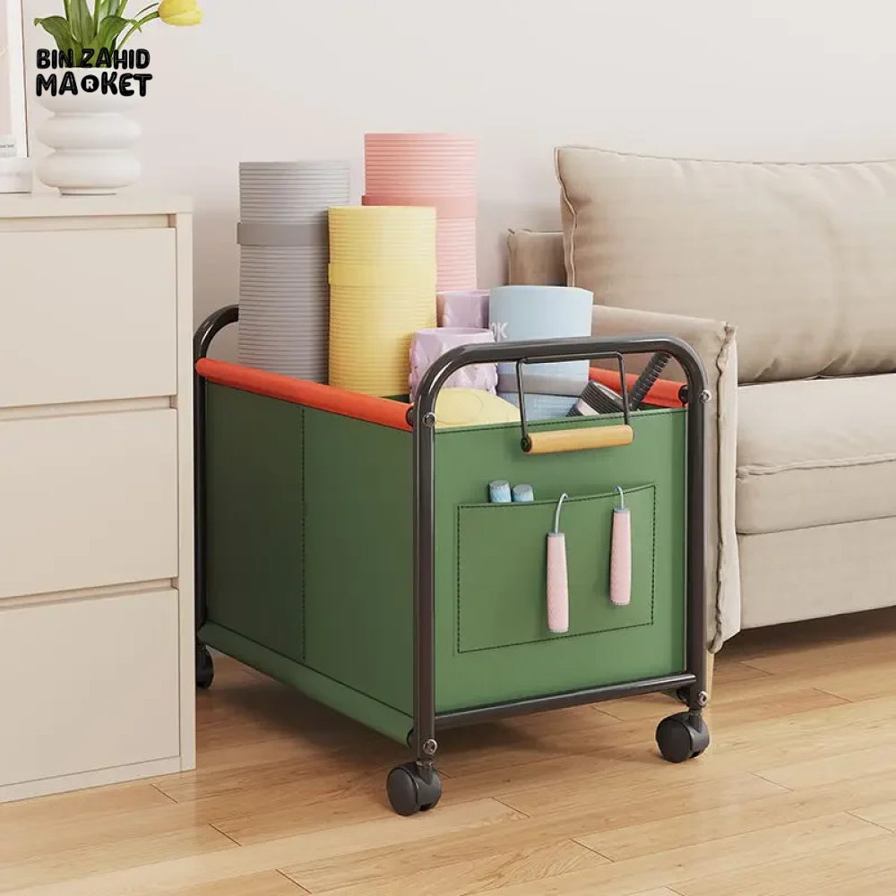 LUXORMOVE HIGH CAPACITY TROLLEY STORAGE BOX MULTI-PURPOSE ORGANIZER FOR TOYS SNACKS BOOKS CLOTHES & BEDROOM ESSENTIALS HOME & LIVING ROOM STORAGE RACK