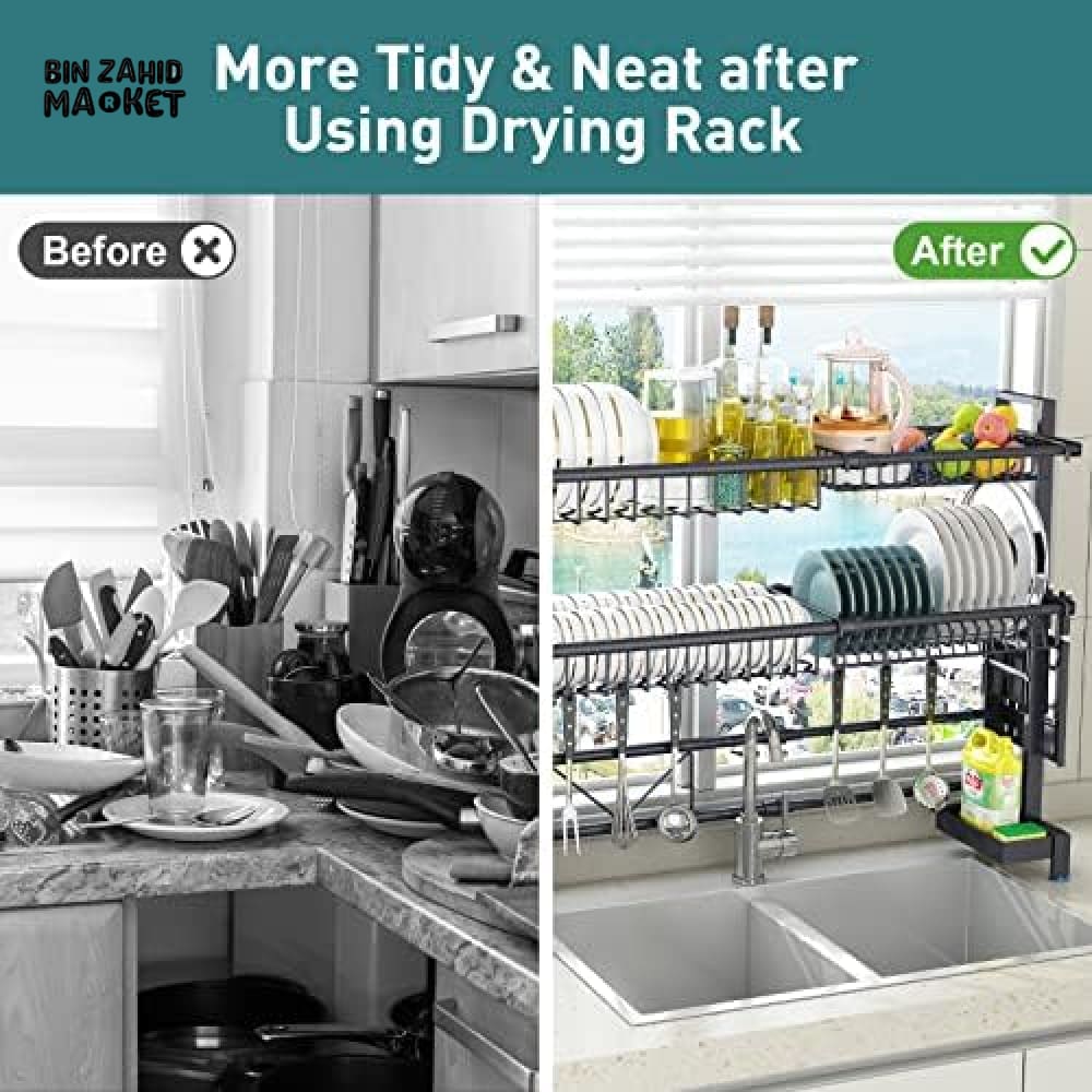 LUXORMOVE KITCHEN DISHES RACK - DUAL LAYERS