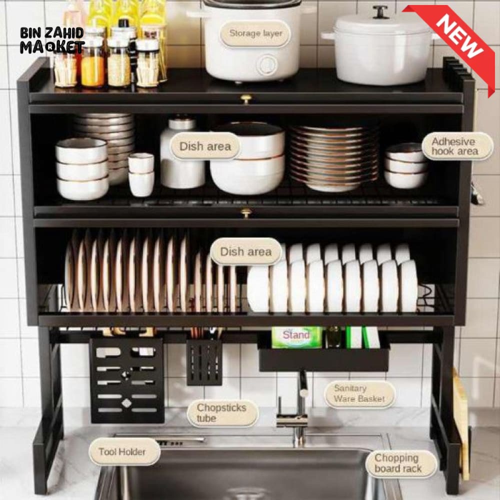 Double Cabin Over the Sink Rack