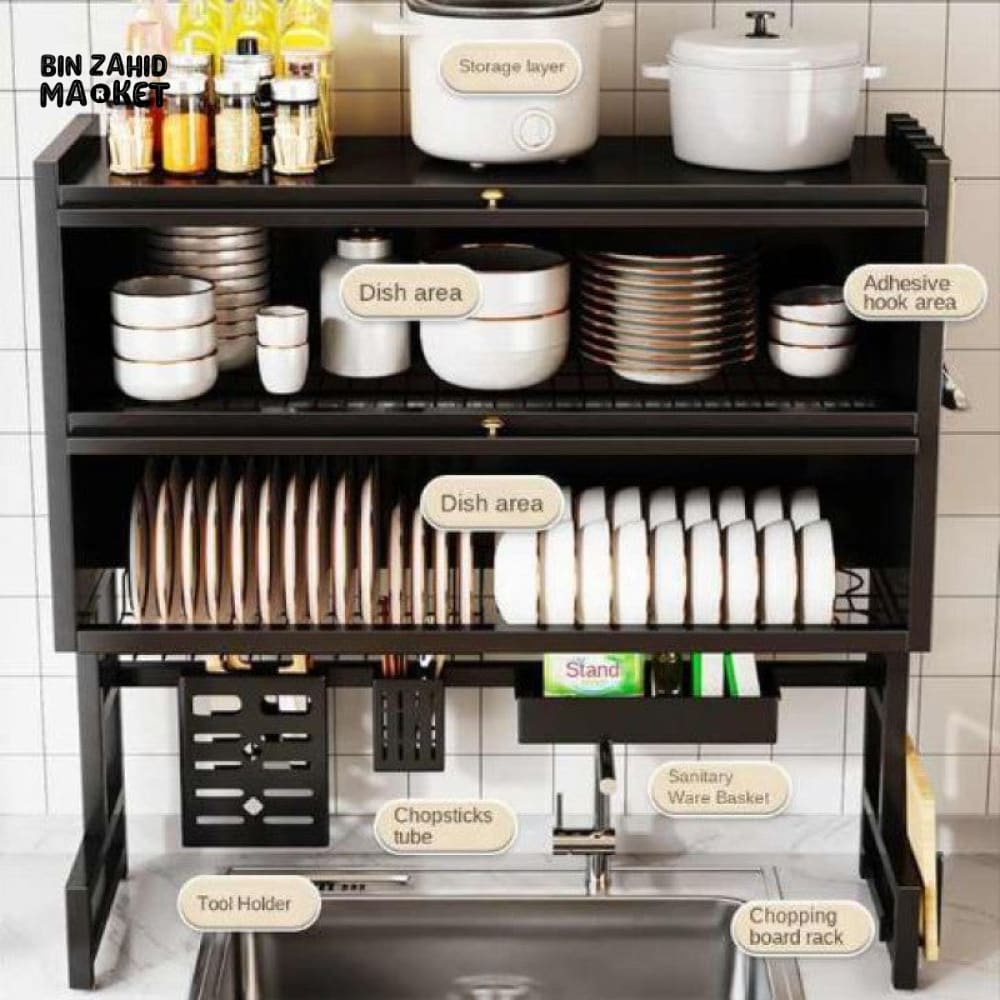 Double Cabin Over the Sink Rack