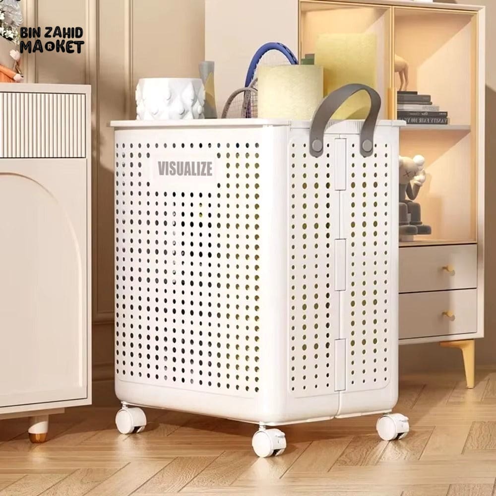 LUXORMOVE MOVEABLE FOLDING LAUNDRY BASKET