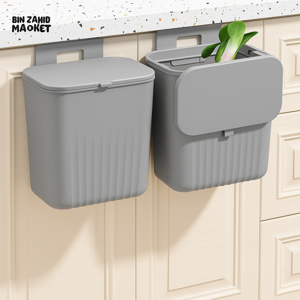 LUXORMOVE MOVEABLE HANGING TRASH BIN Grey