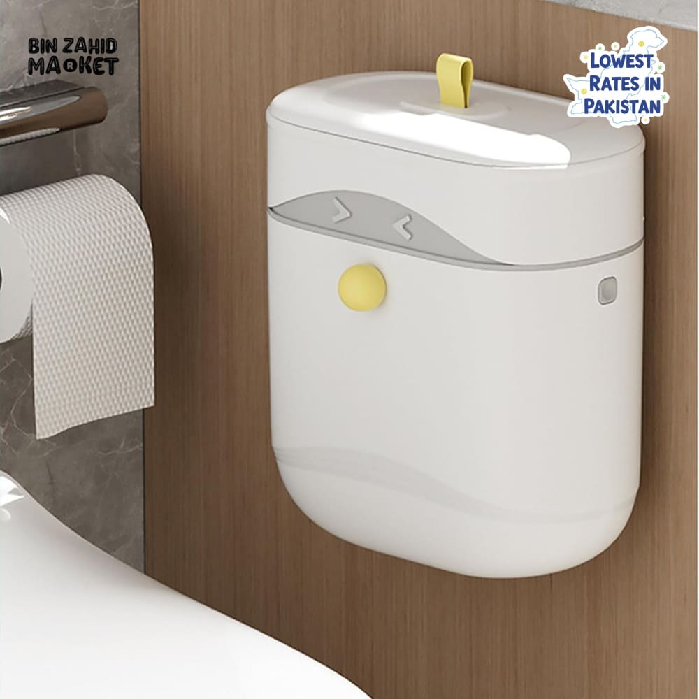 LUXORMOVE MOVEABLE HANGING TRASH BIN - FLIP LID