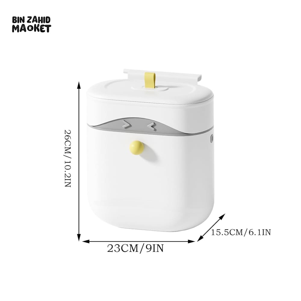 LUXORMOVE MOVEABLE HANGING TRASH BIN - FLIP LID