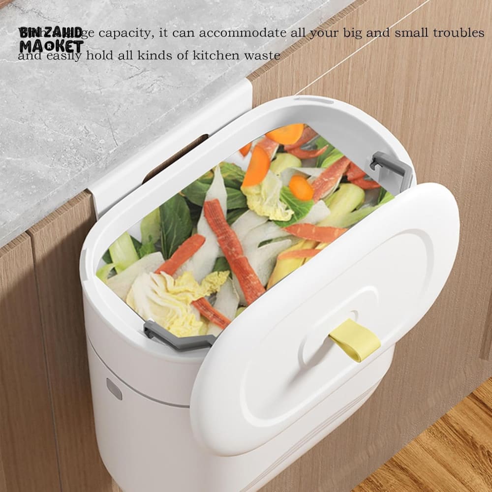 LUXORMOVE MOVEABLE HANGING TRASH BIN - FLIP LID