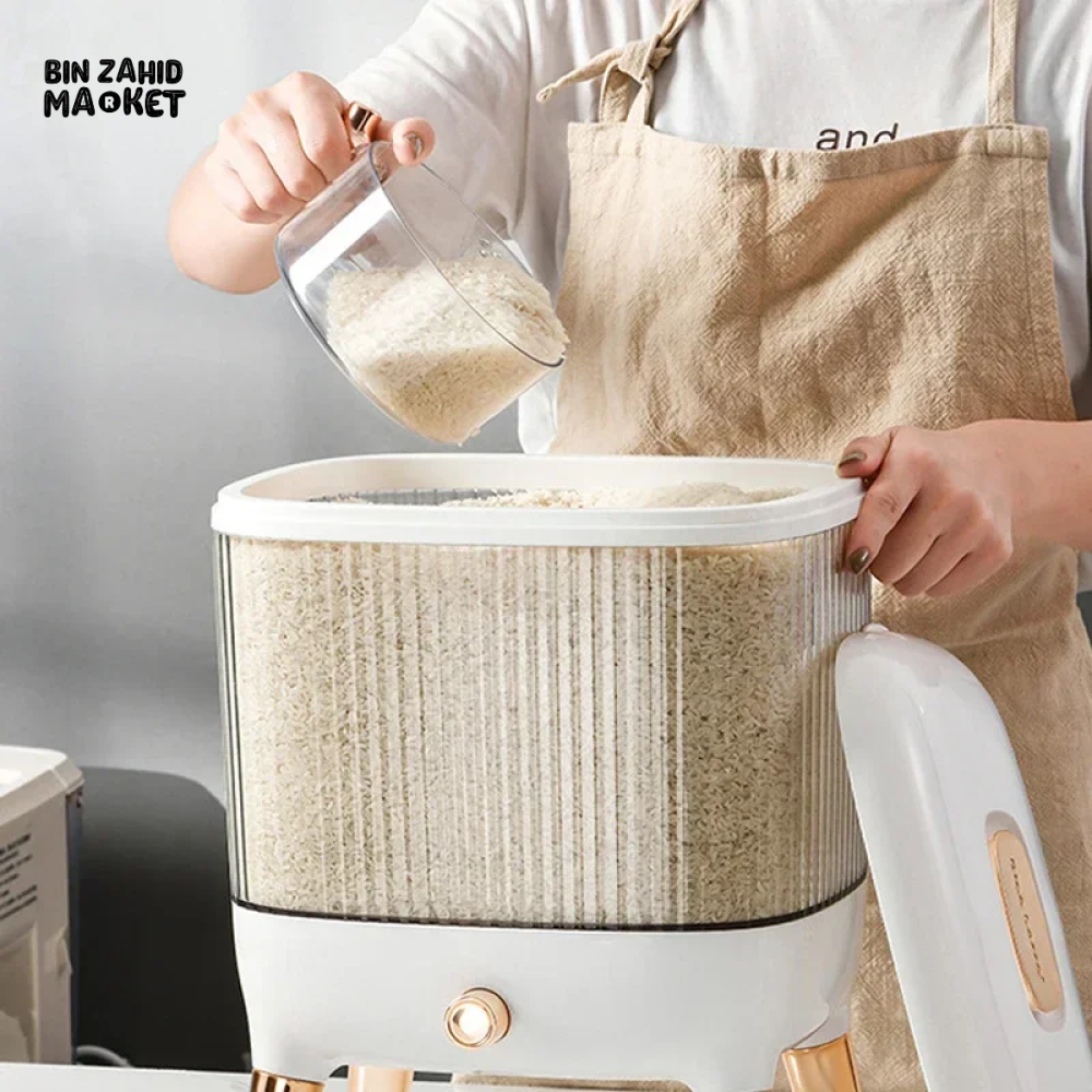 LUXORMOVE RICE STORAGE BUCKET 20KG INSECT & MOISTURE-PROOF