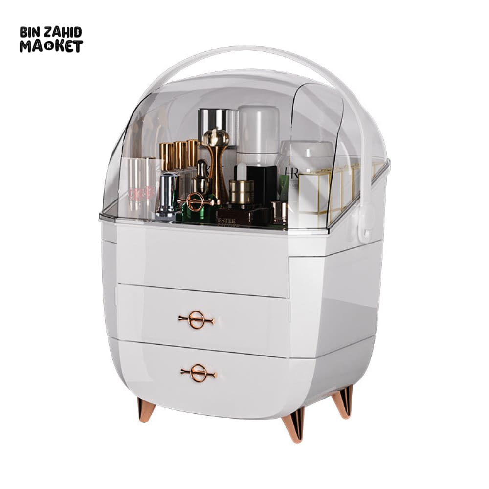 LUXORMOVE SIGNATURE DUSTPROOF COSMETIC & SKINCARE ORGANIZER WITH DRAWERS