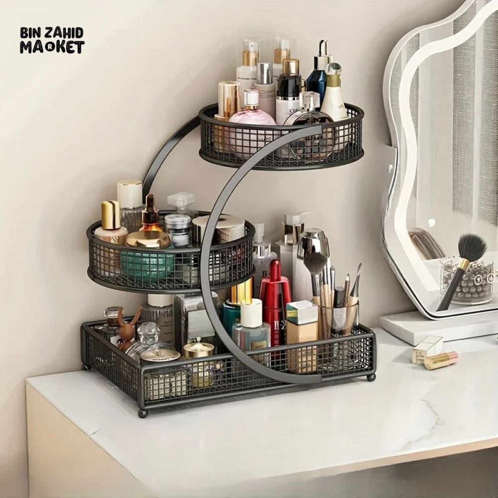 LUXORMOVE VANITY COUNTERTOP COSMETICS RACK – LIPSTICK & SKINCARE ORGANIZER