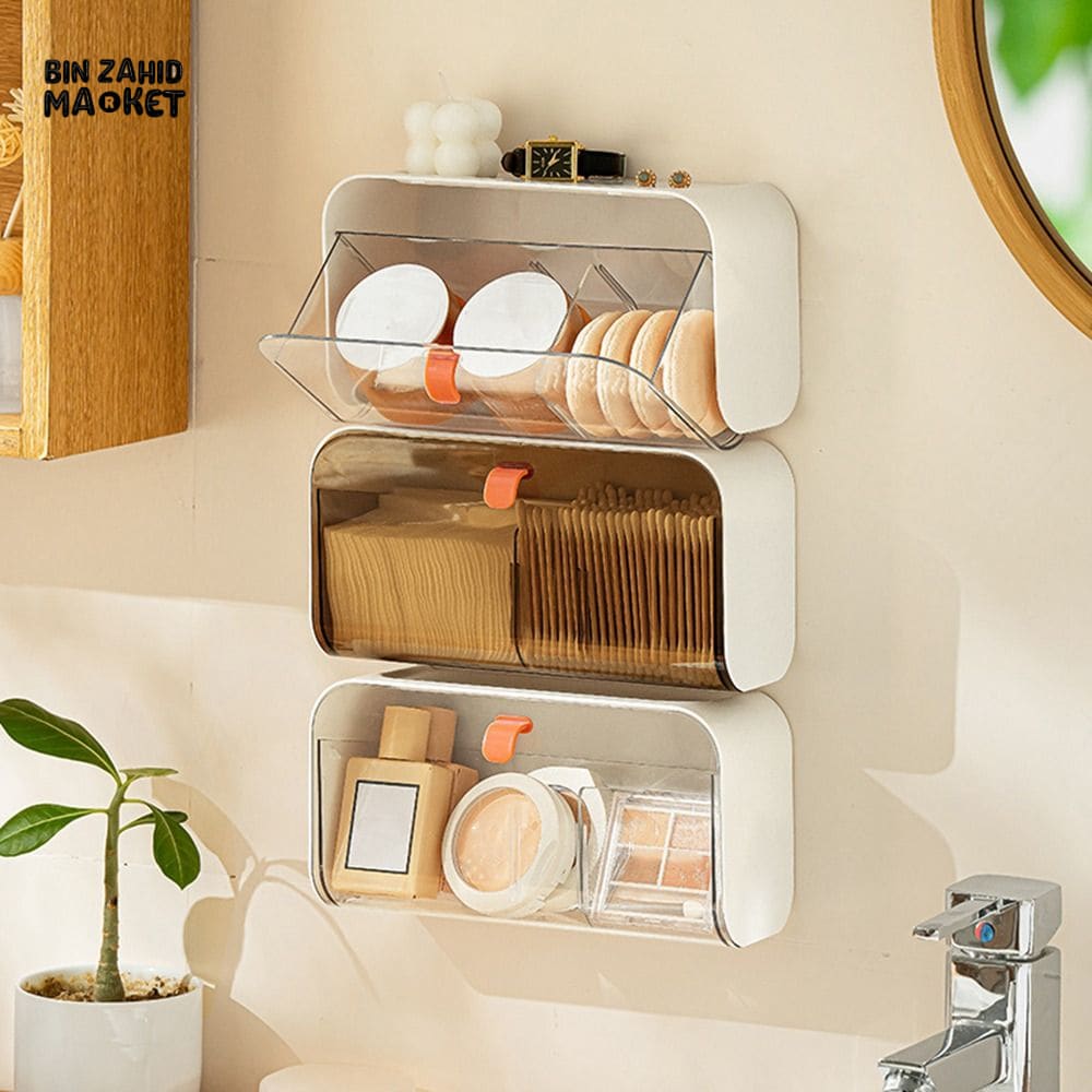 LUXORMOVE WALL MOUNTED MULITFUNCTIONAL STORAGE ORGANIZER BOX