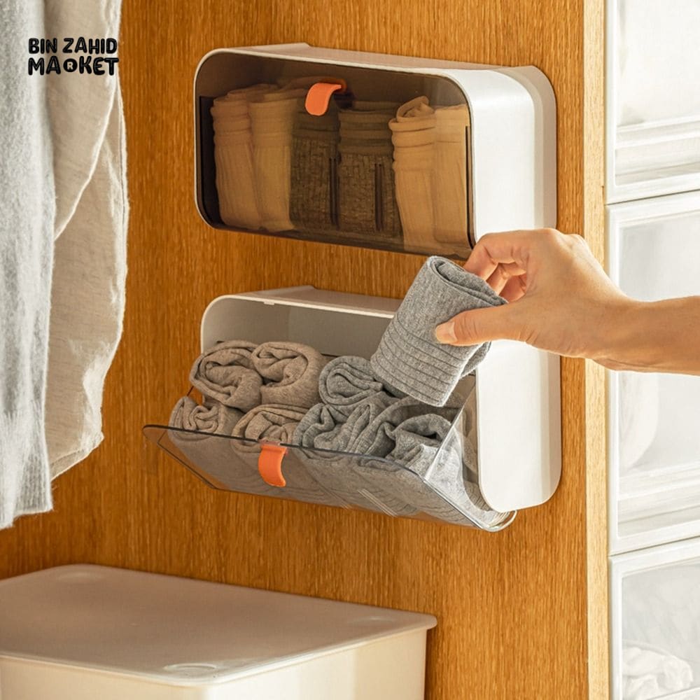 LUXORMOVE WALL MOUNTED MULITFUNCTIONAL STORAGE ORGANIZER BOX