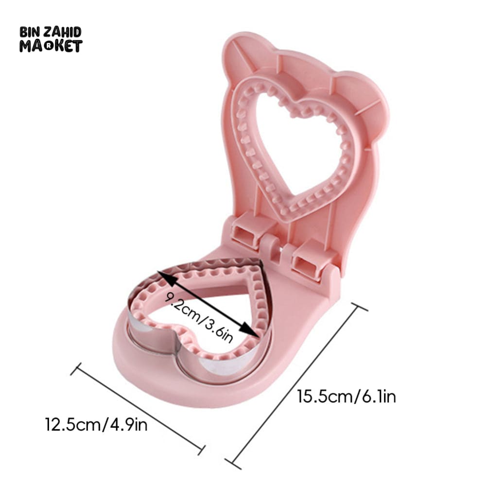 LUXURMOVE QUICK BREAD FOR SANDWICHES CUTTER TOOL - HEART