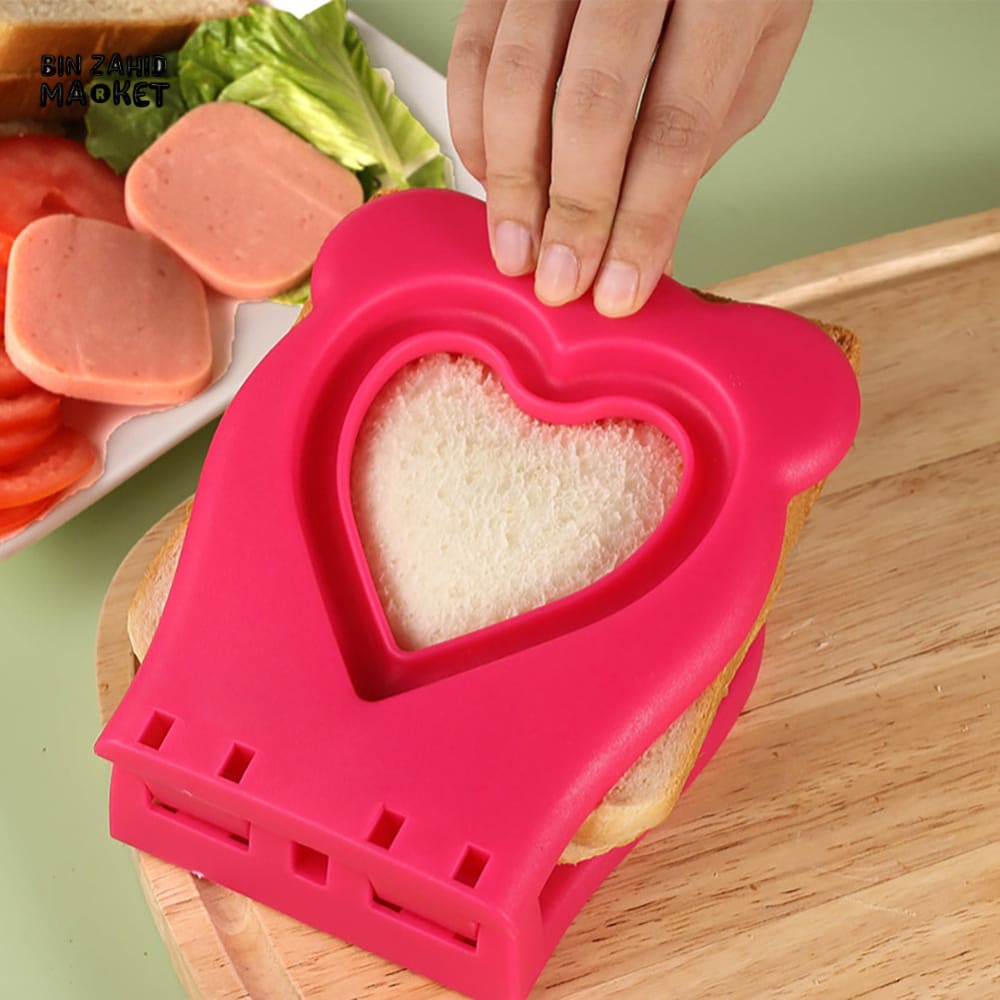 LUXURMOVE QUICK BREAD FOR SANDWICHES CUTTER TOOL - HEART