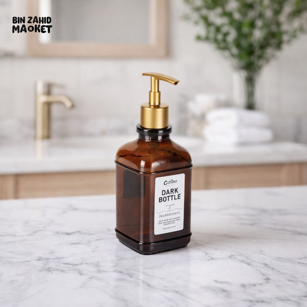 LUXURY AMBER SOAP & LOTION DISPENSER