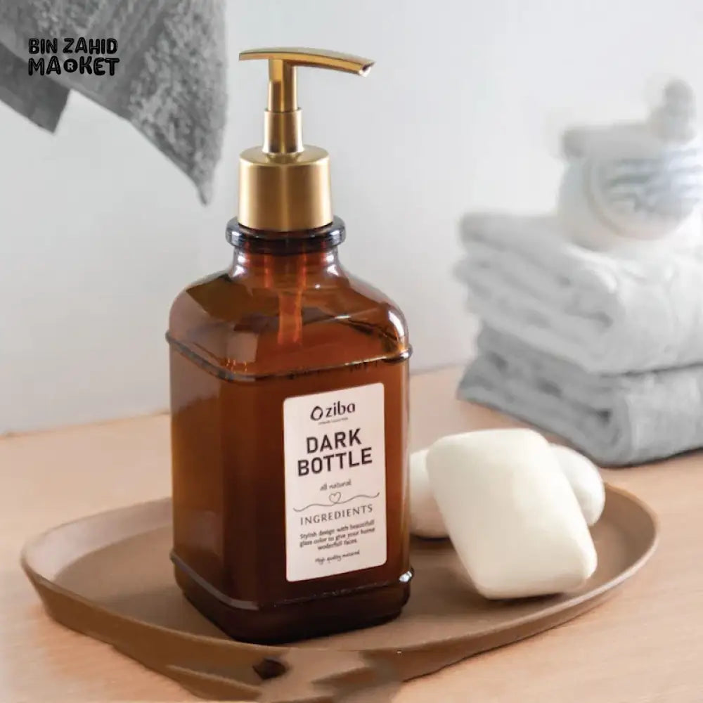 LUXURY AMBER SOAP & LOTION DISPENSER