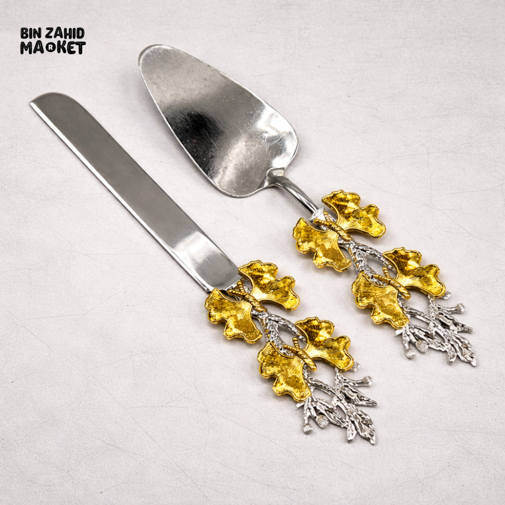 LUXURY CAKE SERVER & KNIFE SET