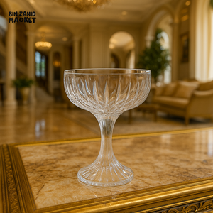LUXURY CRYSTAL 6 PIECE ICE CREAM BOWL 220ML – ELEGANT DESSERT SERVING GLASS - F229-3A