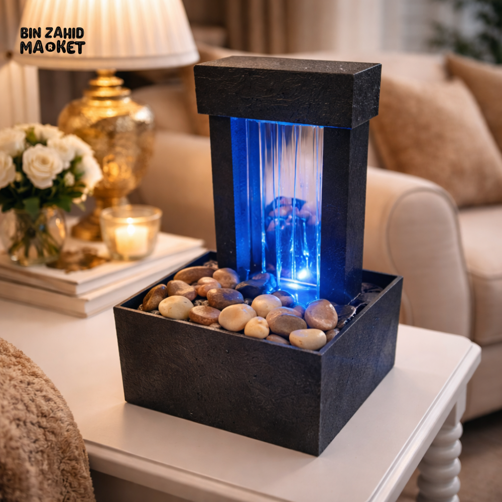 LUXURY DECORATIVE TABLETOP WATER FOUNTAIN - AURA FALL