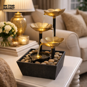 LUXURY DECORATIVE TABLETOP WATER FOUNTAIN - LOTUSORA