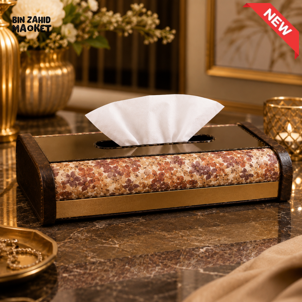 LUXURY FLORAL DECORATIVE TISSUE BOX HOLDER