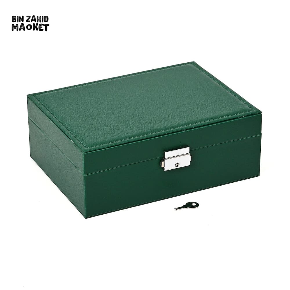 LUXURY JEWELRY ORGANIZER BOX SET – GREEN - Jewelry Organizers