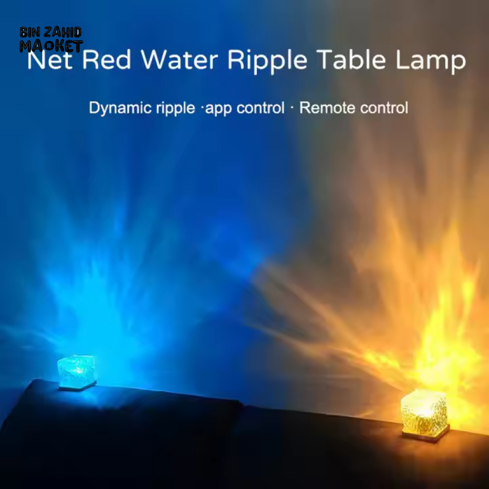LUXURY LED CRYSTAL CUBE NIGHT LAMP FOR ROOM DECOR – AMBIENT MOOD LIGHT