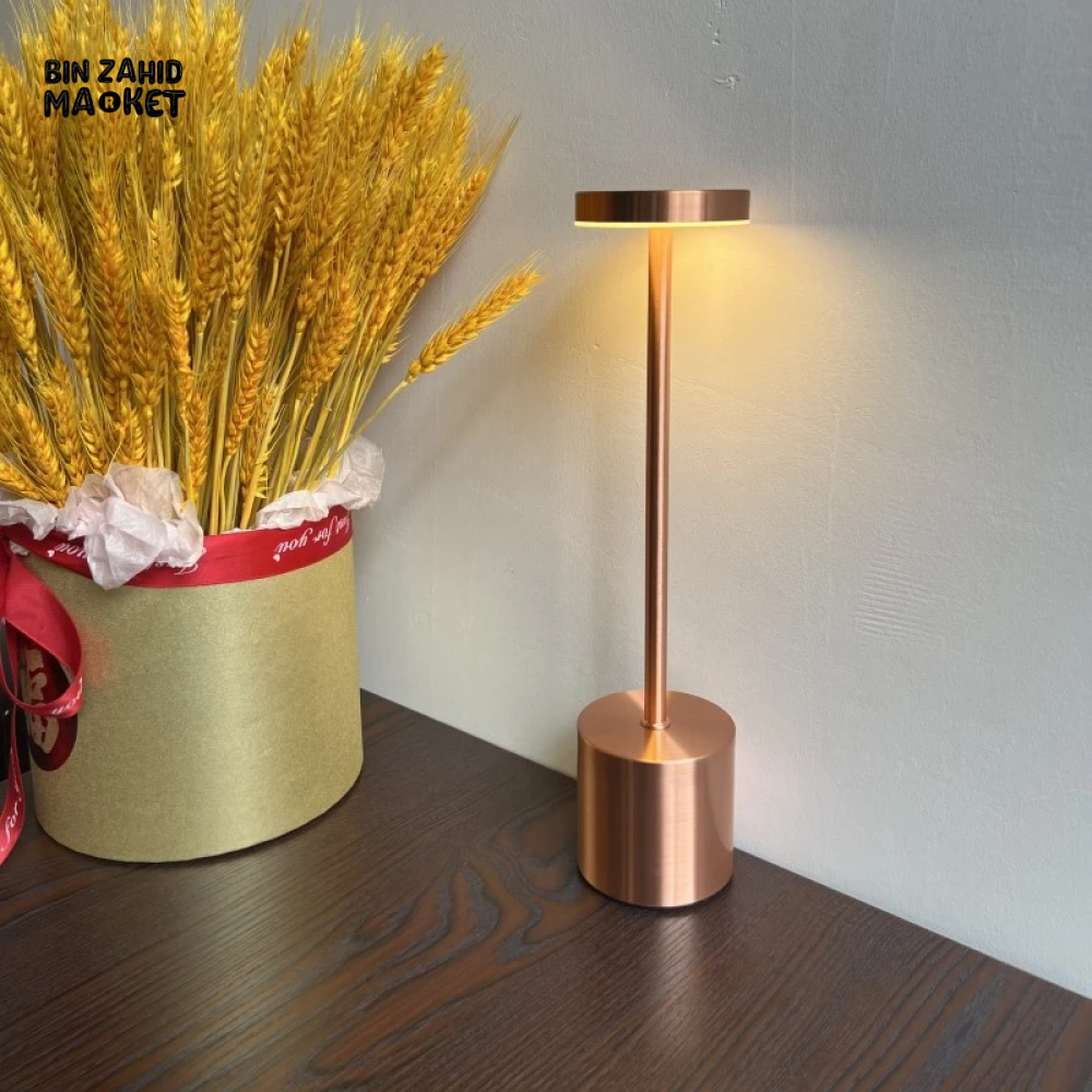 LUXURY METAL TABLE LAMP – MODERN TOUCH CONTROL LED DESIGN