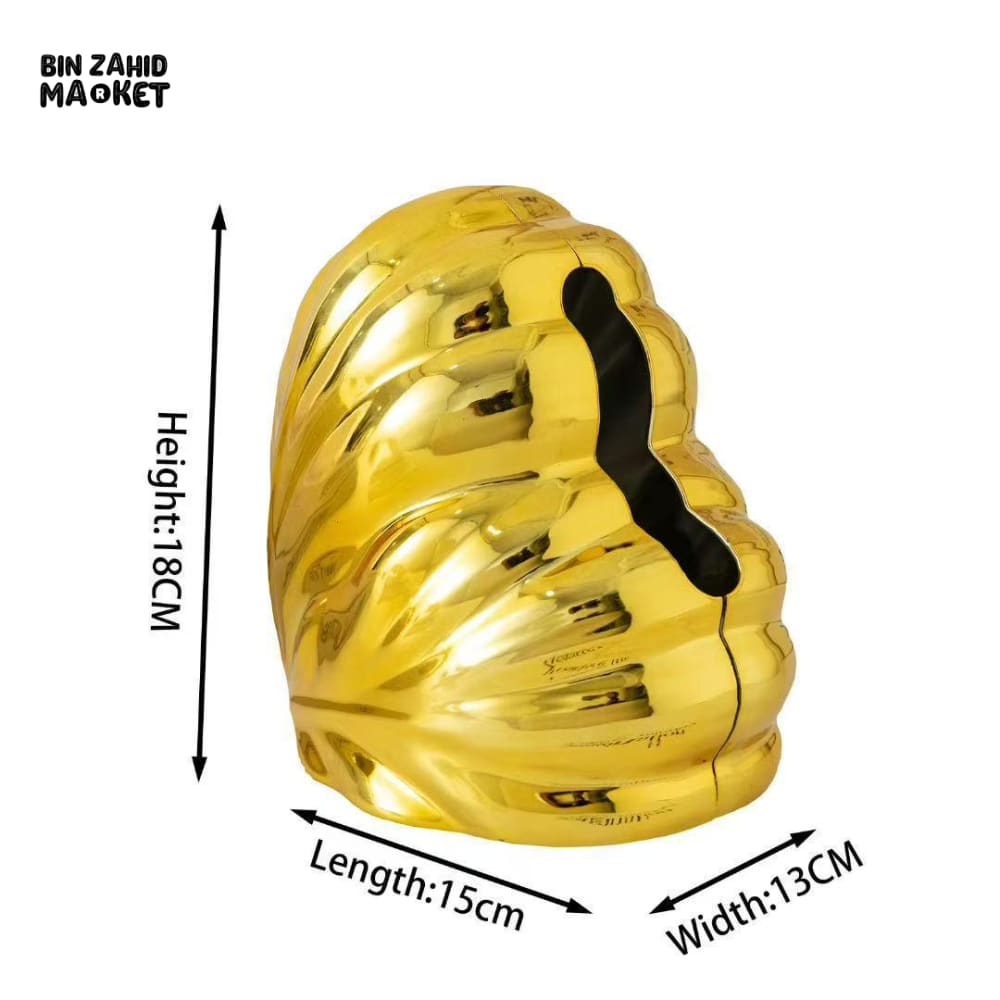 LUXURY SHELL TISSUE BOX HOLDER - PREMIUM HOME DECOR