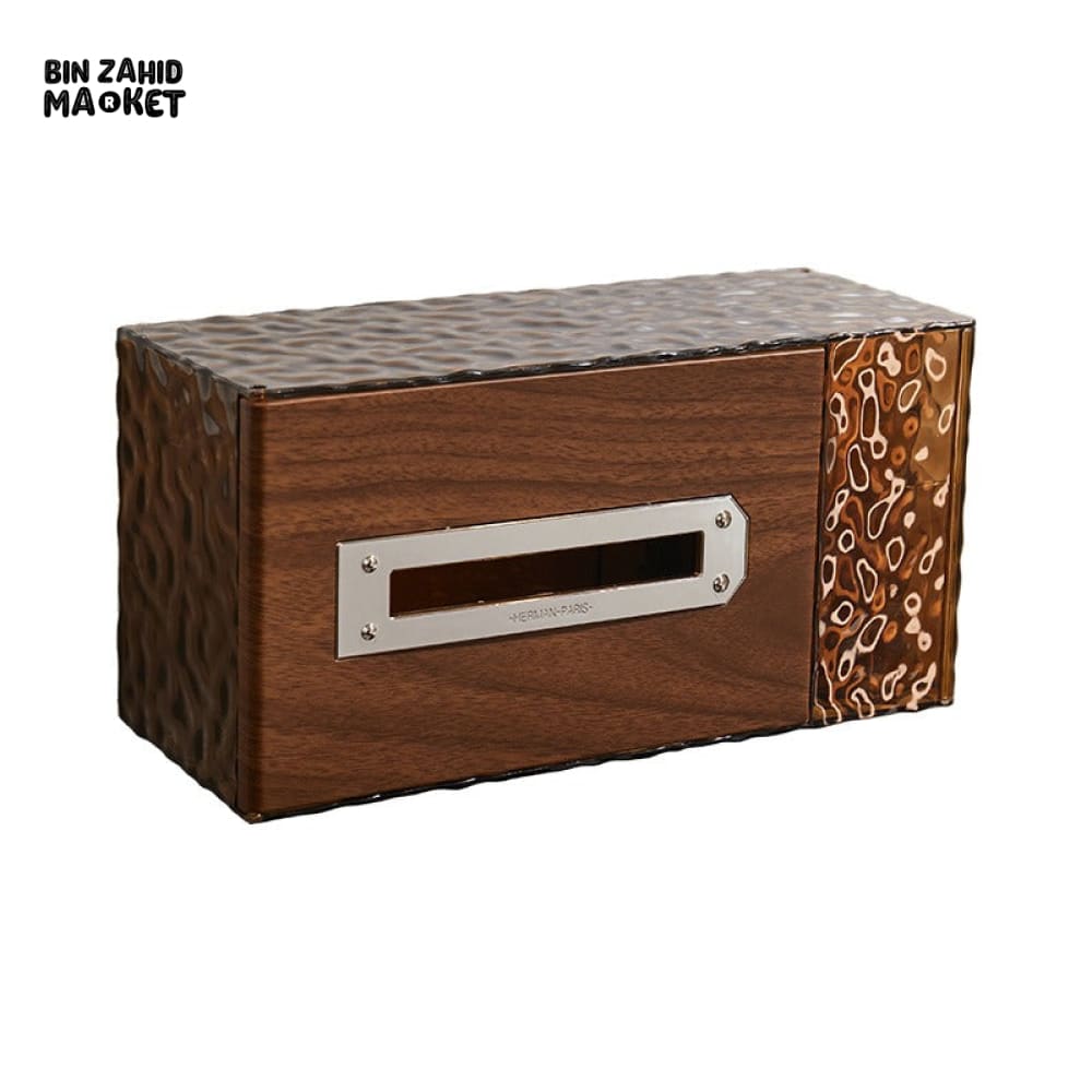 LUXURY WALL-MOUNTED TOILET PAPER & TISSUE STORAGE BOX