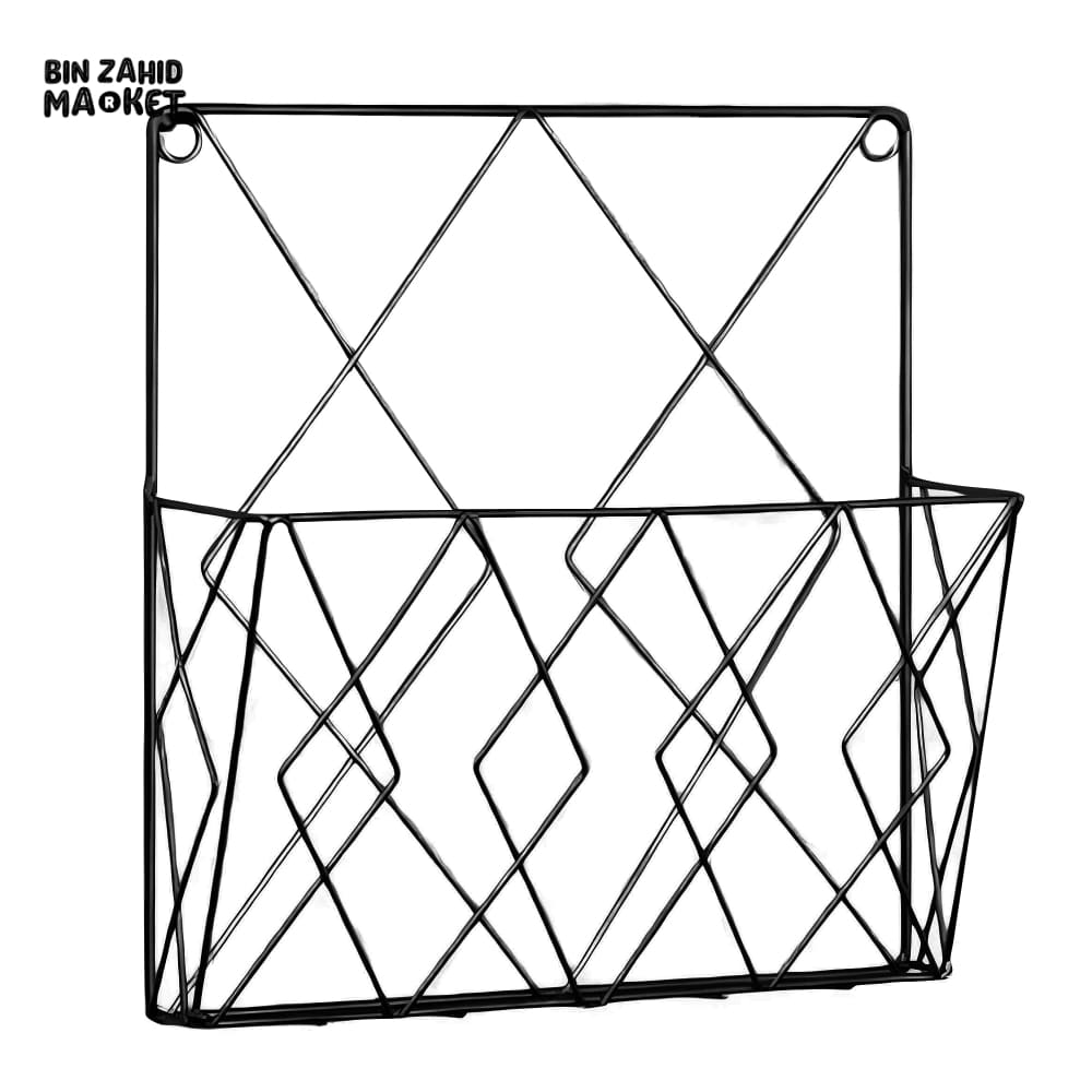 MAGAZINES AND BOOKS ORGANIZER Black