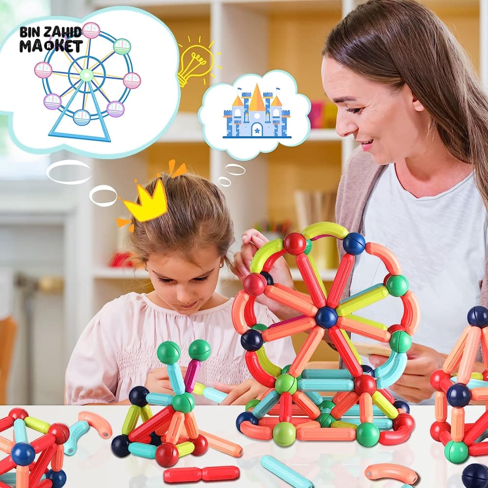 MAGNETIC STICKS BUILDING BLOCKS