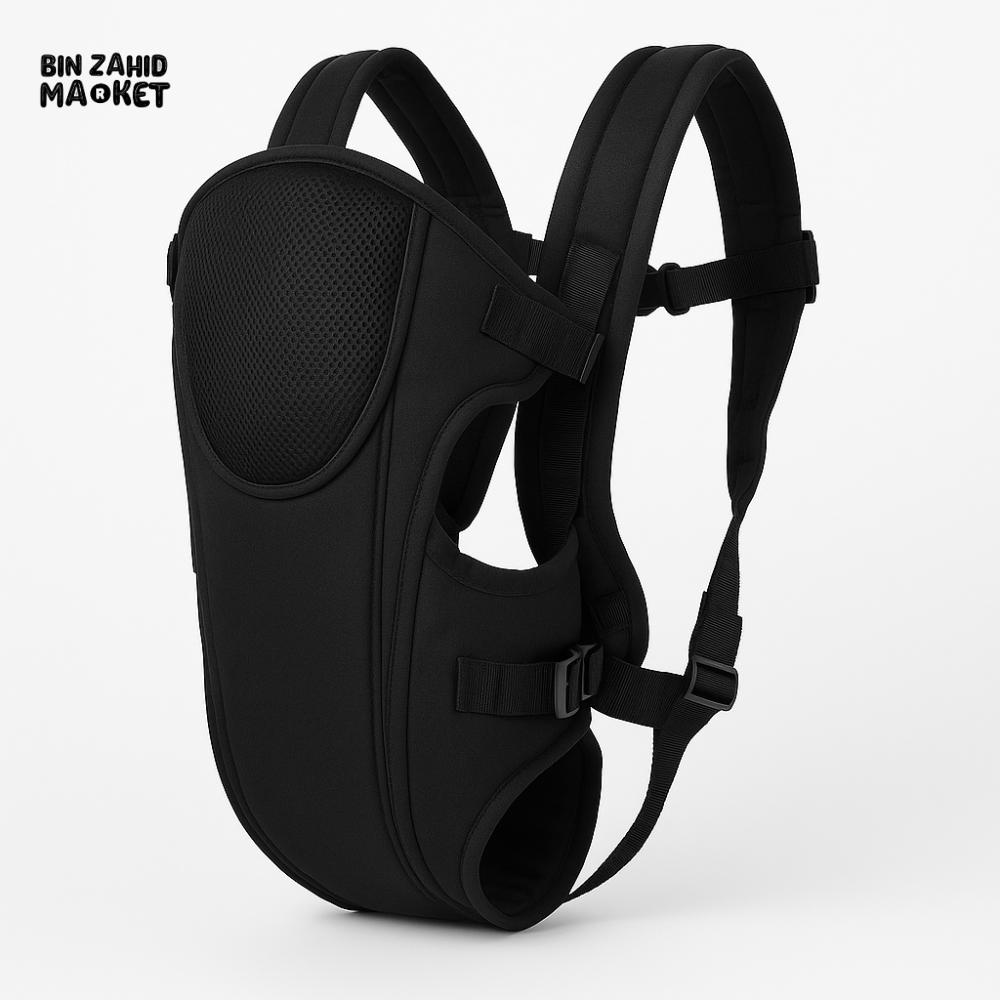 MAMAZING BABY CARRIER 3-IN-1 CARRYING POSITIONS SUITABLE FOR AGE 0+ MONTHS Black