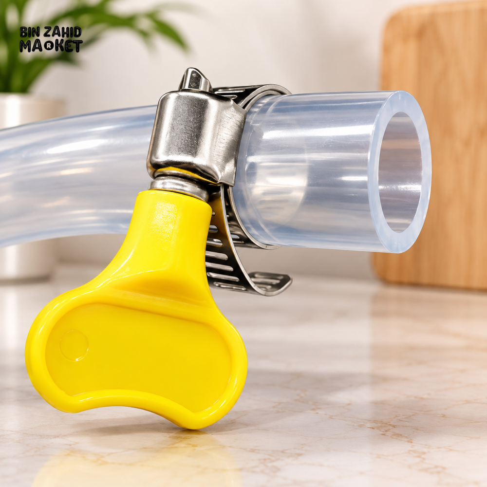 MANUAL SIPHON PUMP WITH TRANSPARENT LIQUID TRANSFER HOSE