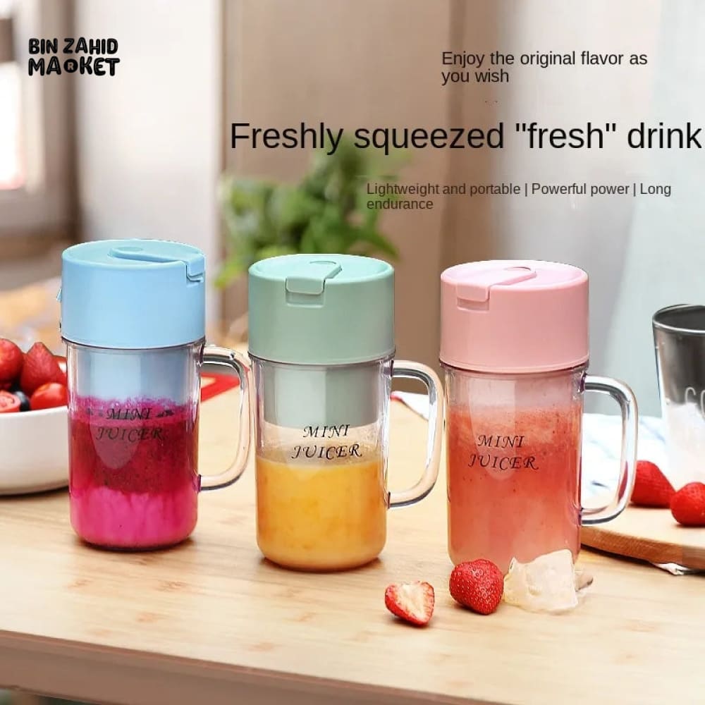 MASON JUICER BLENDER WITH STRAW
