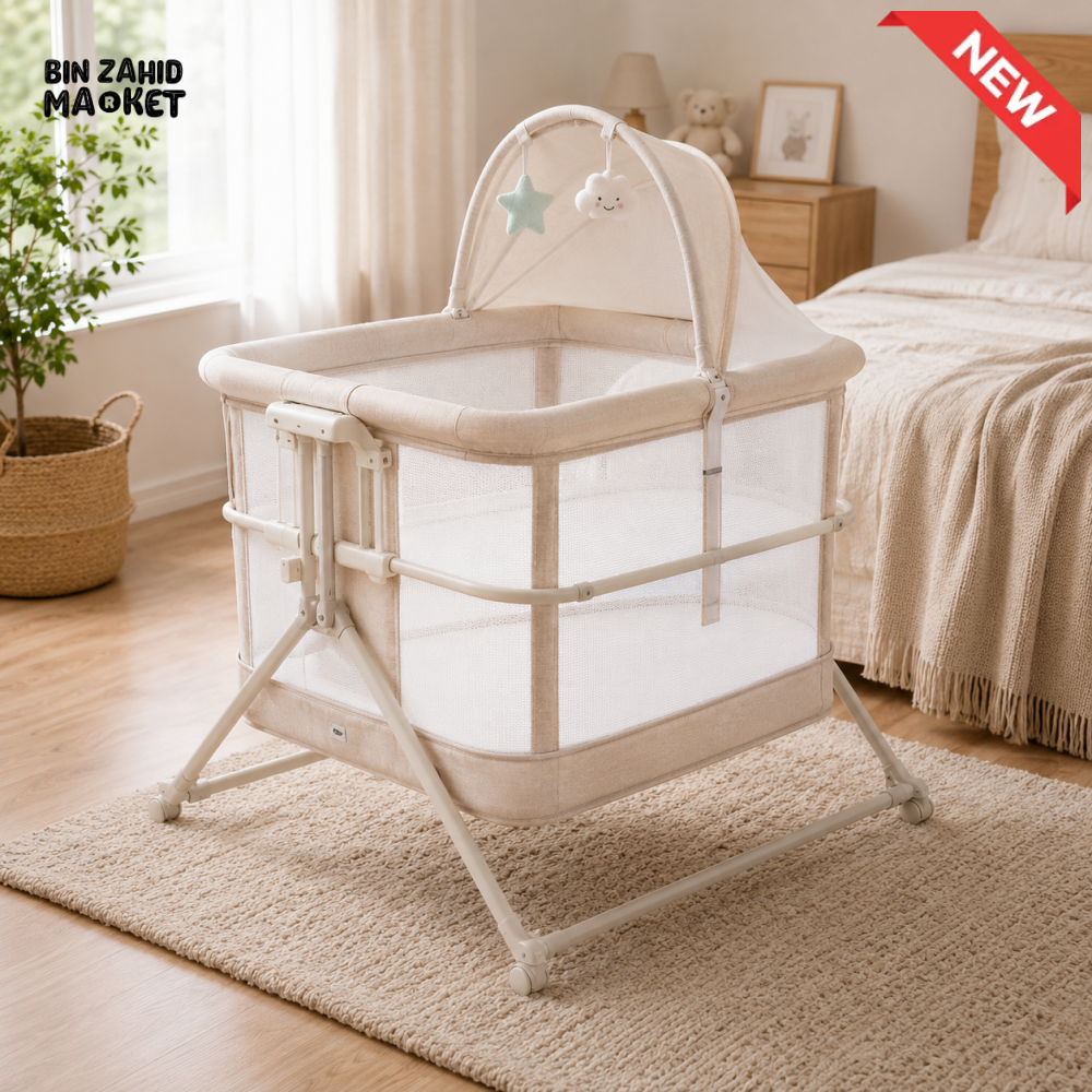 MASTELA 3-IN-1 BEDSIDE SLEEPER BASSINET - SKIN